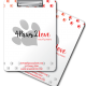 4 Paws 2 Love Patient Info Dry Erase Clipboards