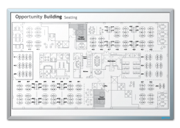 Accenture Floor Plan Dry Erase Board