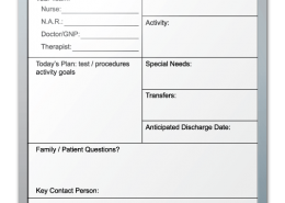 Augustana Healthcare Patient Info Communication Dry Erase Board