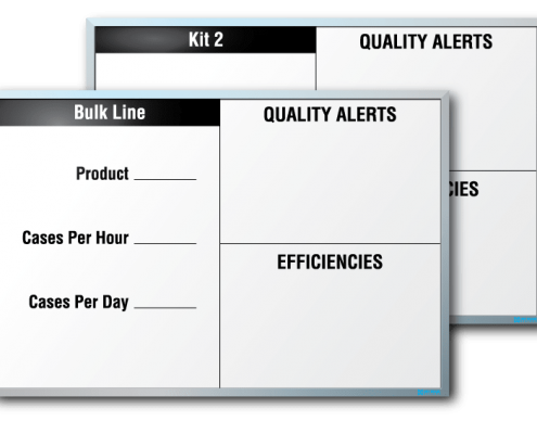 BG Products Metric Tracker Dry Erase Board