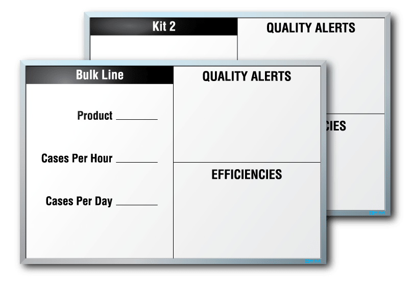 BG Products Metric Tracker Dry Erase Board