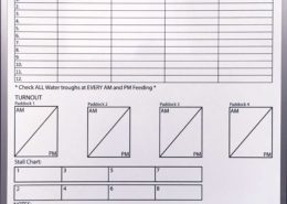 Barn 2 Feed Chart