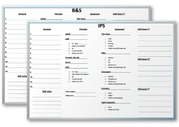 Bayer USA Scheduling Dry Erase Boards 48" x 72"