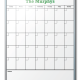 Murphy Family Personalized Calendar Dry Erase Board