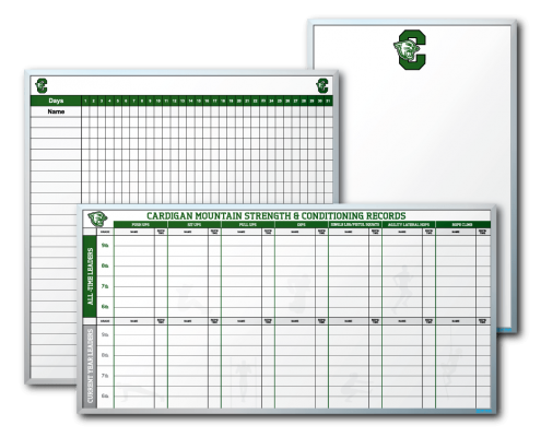 Crossfit South Tryon Leaderboard Tracking Markerboard  Marker board,  Custom printed whiteboard, Dry erase board