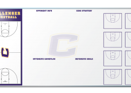 Challenger-Basketballl_basketballBoard Dry erase board