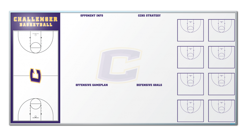 Challenger-Basketballl_basketballBoard Dry erase board