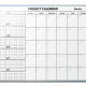 Falken Tires Project Tracking Calendar Dry Erase Board