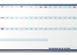 Personal Gym Record Tracking Dry Erase Board