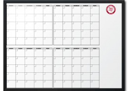 The Gifford School Customized 4-Month-At-A-Glance Calendar Dry Erase Board
