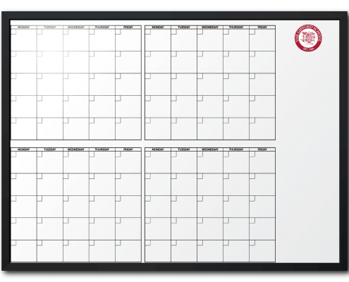 The Gifford School Customized 4-Month-At-A-Glance Calendar Dry Erase Board