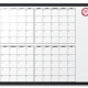 The Gifford School Customized 4-Month-At-A-Glance Calendar Dry Erase Board