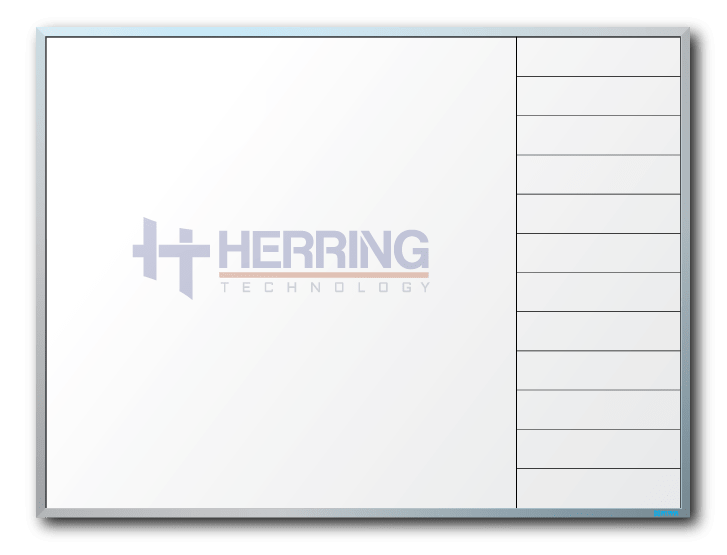 Herring Technology Logo & Gridline Combo Dry Erase Board