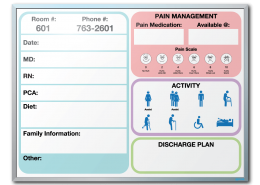 Holy Spirit Hospital Patient Communication Markerboard