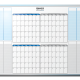 Infiniti Payroll Customized 4-Month-At-A-Glance Dry Erase Board