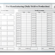 Jack Daniel Cooperage Yield & Production Tracker Markerboard