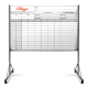 Kellogg's KPI Production Tracker Markerboard With Rolling Stand