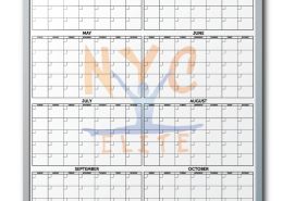 NYC Elite Gymnastics Customized Year-At-A-Glance Dry Erase Board