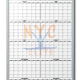 NYC Elite Gymnastics Customized Year-At-A-Glance Dry Erase Board