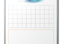 Necker Island Logo and Info Tracking Board