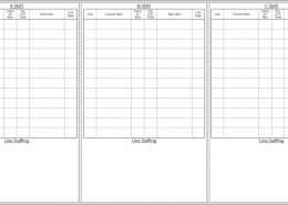 Line Staffing Shifts