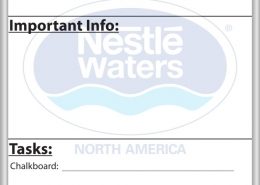 Nestle Waters DSC DOCK whiteboard