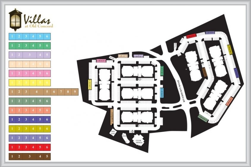 Villas at Old Concord Layout