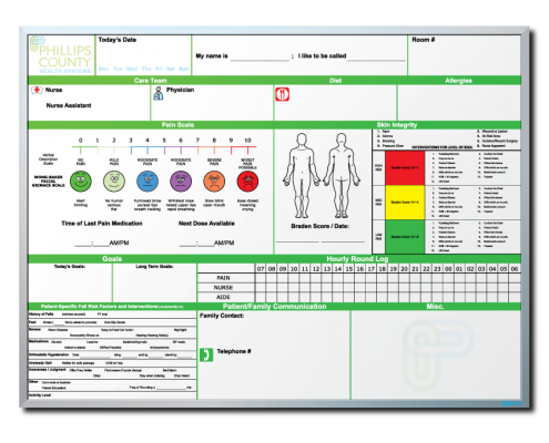Phillips County Hospital Whiteboard