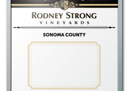 Rodney Strong Vineyards Wine Listing Dry Erase Board