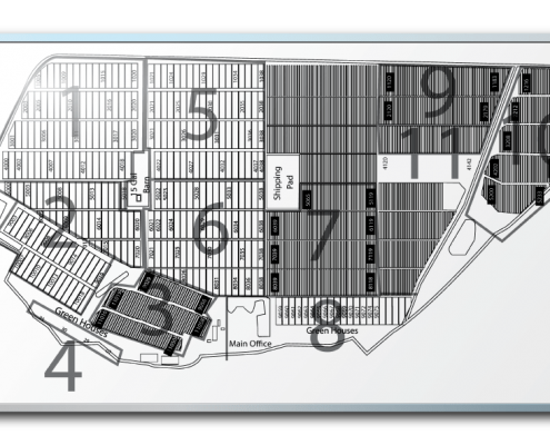 Tree Town USA Facility Map Markerboard