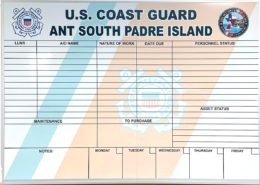 U.S. Coast Guard Weekly Status Board