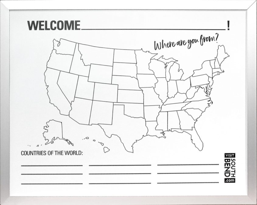Welcome Map for Visitors