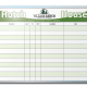 Village Ranch Room Tracker Dry Erase Board