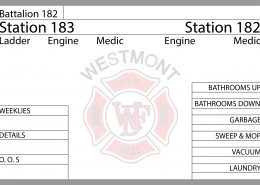 Westmont Fire Department Station Board
